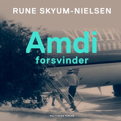 Amdi forsvinder – omslag til lydbogen af Rune Skyum-Nielsen