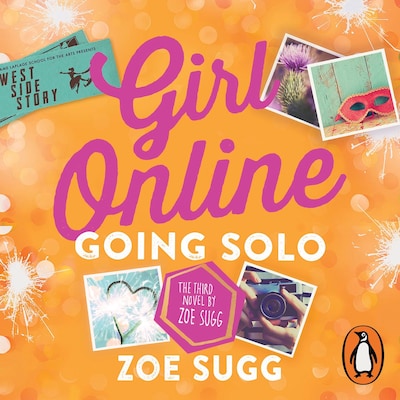 Girl Online: Going Solo – omslag til lydbogen af Zoe Sugg