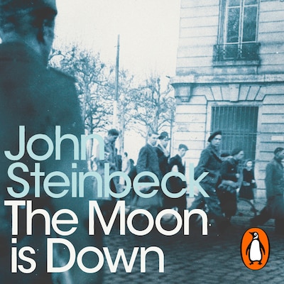 The Moon is Down – omslag til lydbogen af John Steinbeck