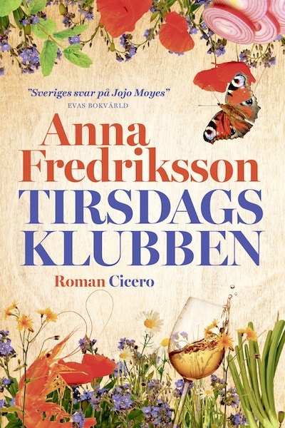 Tirsdagsklubben – omslag til lydbogen af Anna Fredriksson