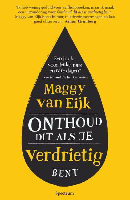 Onthoud dit als je verdrietig bent: Een boek voor leuke, nare en rare dagen – omslag van het luisterboek van Maggy van Eijk