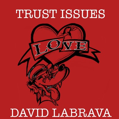 Trust Issues – omslag til lydbogen af David Labrava