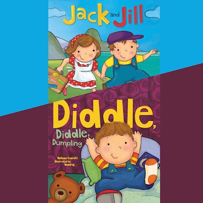 Jack and Jill; & Diddle, Diddle, Dumpling – omslag til lydbogen af Melissa Everett