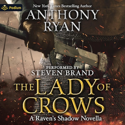 The Lady of Crows – omslag til lydbogen af Anthony Ryan