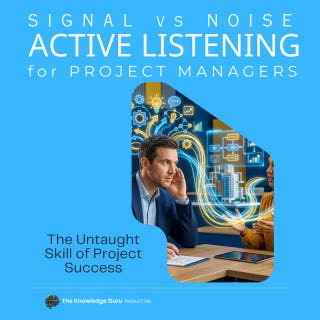 Signal vs. Noise: Active Listening for Project Managers: The Untaught Skill of Project Success – omslag till ljudboken av Clement Pereira