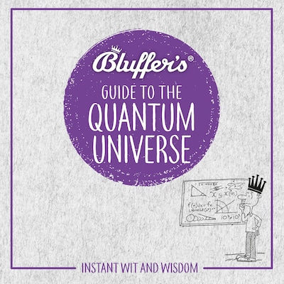 Bluffer's Guide To The Quantum Universe – omslag til lydbogen af Jack Klaff