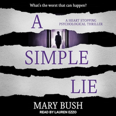 A Simple Lie – omslag til lydbogen af Mary Bush