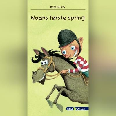 Noahs første spring – omslag til lydbogen af Bent Faurby