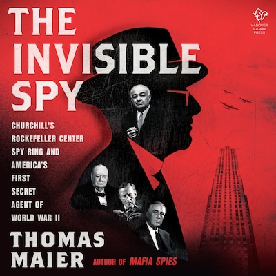 The Invisible Spy – omslag til lydbogen af Thomas Maier