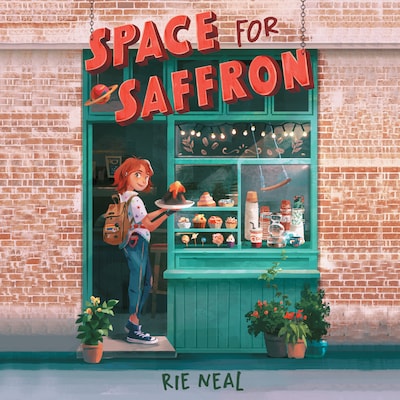Space for Saffron – omslag til lydbogen af Rie Neal