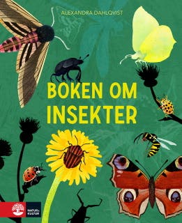 Boken om insekter – omslag till ljudboken av Alexandra Dahlqvist