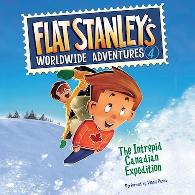 Flat Stanley's Worldwide Adventures #4: The Intrepid Canadian Expedition UAB – omslag til lydbogen af Jeff Brown