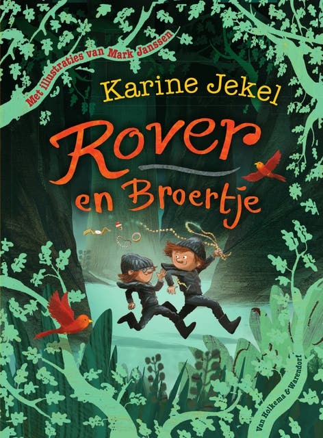 Rover en Broertje – omslag van het luisterboek van Karine Jekel
