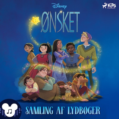 Ønsket Samling af lydbøger – omslag til lydbogen af Disney