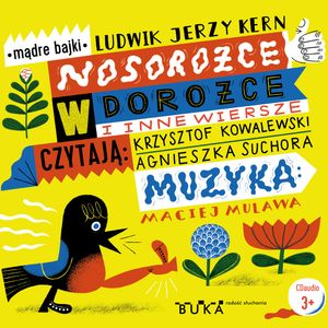 Nosorożce w dorożce i inne wiersze – okładka audiobooka, autor Ludwik Jerzy Kern