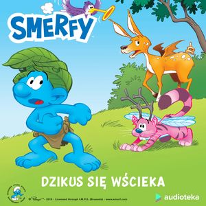 Dzikus się wścieka – okładka audiobooka, autor Peyo