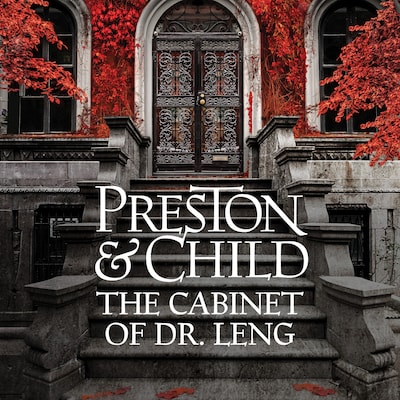 The Cabinet of Dr. Leng – omslag til lydbogen af Douglas Preston, Lincoln Child