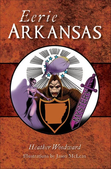 Eerie Arkansas – omslag til lydbogen af Heather Woodward
