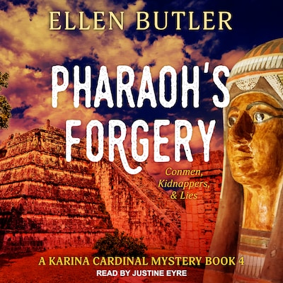 Pharaoh's Forgery – omslag til lydbogen af Ellen Butler
