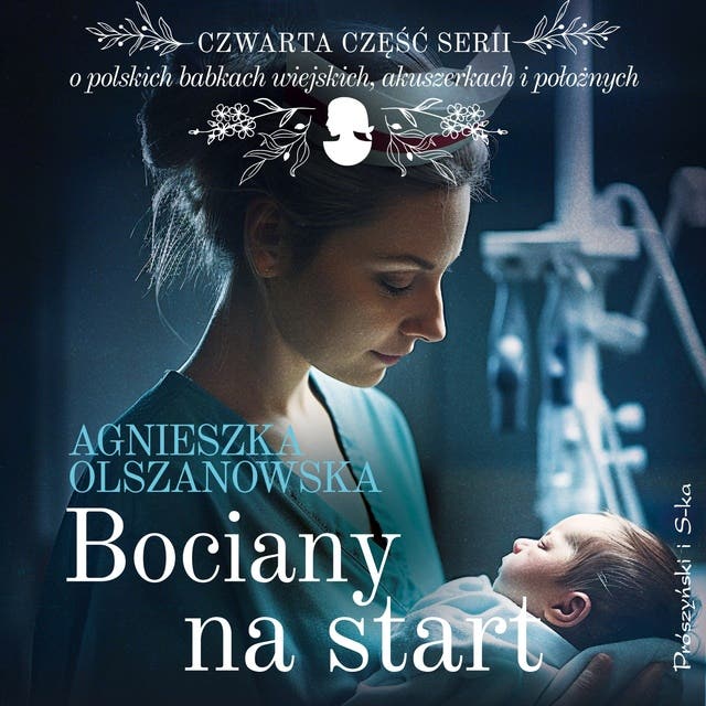 Bociany na start – okładka audiobooka, autor Agnieszka Olszanowska