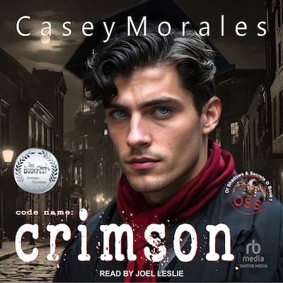 Crimson – omslag til lydbogen af Casey Morales