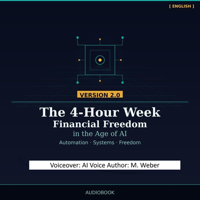 The 4-Hour Workweek 2.0 – Financial Freedom in the Age of AI: Automate Your Life, Scale Your Income, Reclaim Your Time – omslag van het luisterboek van M Weber