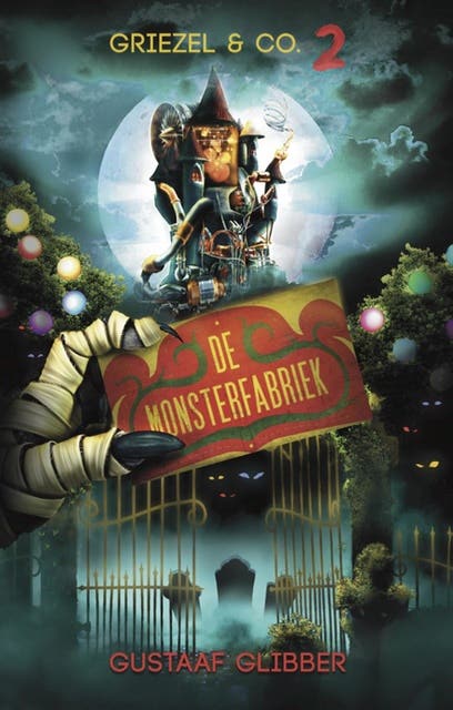 De monsterfabriek – omslag van het luisterboek van Gustaaf Glibber