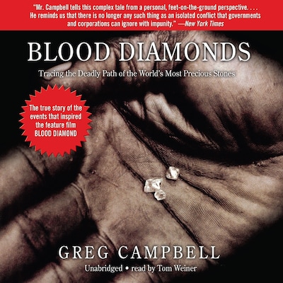 Blood Diamonds – omslag til lydbogen af Greg Campbell