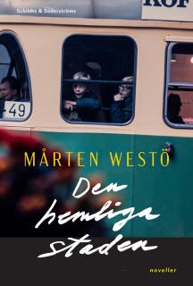 Den hemliga staden – omslag till ljudboken av Mårten Westö