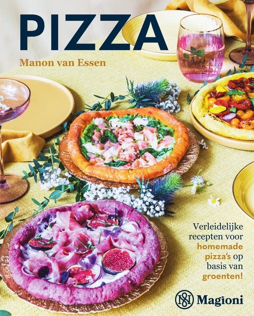 PIZZA: Verleidelijke recepten voor homemade pizza's op basis van groenten – omslag van het luisterboek van Manon van Essen
