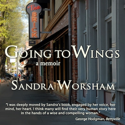 Going to Wings – omslag van het luisterboek van Sandra Worsham