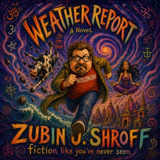 Weather Report – omslag till ljudboken av Zubin J. Shroff
