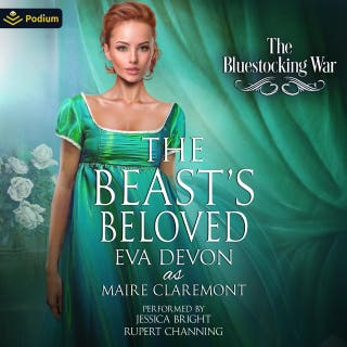 The Beast's Beloved: The Bluestocking War – omslag till ljudboken av Eva Devon, Máire Claremont