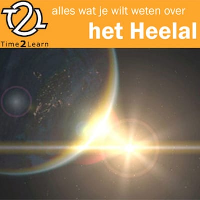Alles wat je wilt weten over het heelal – omslag van het luisterboek van Noortje Henrichs, Adrienne Simons