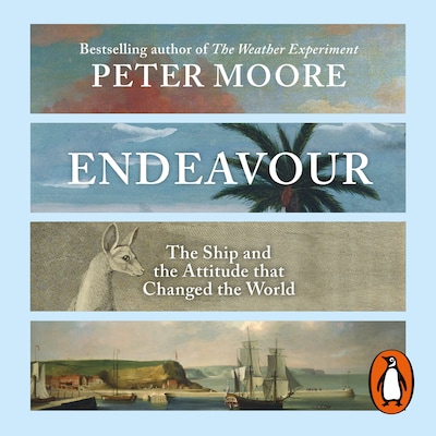 Endeavour – omslag til lydbogen af Peter Moore