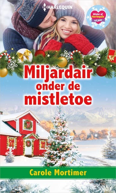 Miljardair onder de mistletoe – omslag van het luisterboek van Carole Mortimer