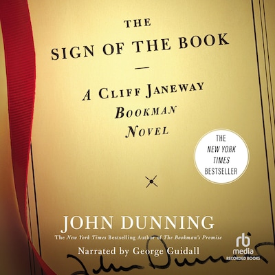 The Sign of the Book – omslag til lydbogen af John Dunning