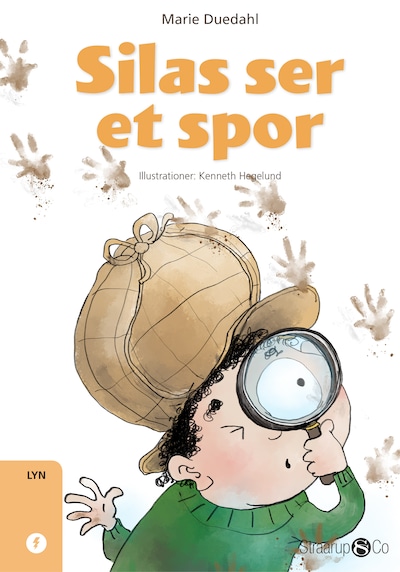 Silas ser et spor – omslag til lydbogen af Marie Duedahl