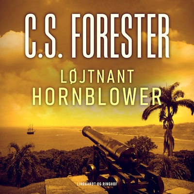 Løjtnant Hornblower – omslag til lydbogen af C.S. Forester