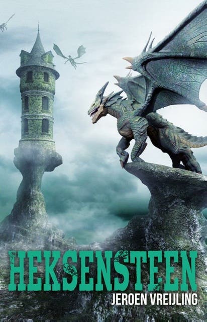Heksensteen – omslag van het luisterboek van Jeroen Vreijling,Kelly van der Laan