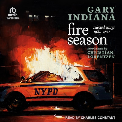 Fire Season – omslag til lydbogen af Gary Indiana