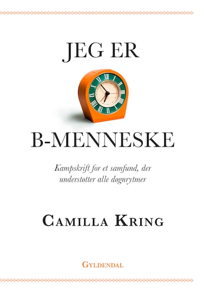 Jeg er B-menneske – omslag til lydbogen af Camilla Kring