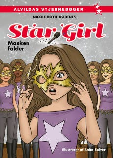 Star Girl 24: Masken falder – omslag til lydbogen af Nicole Boyle Rødtnes