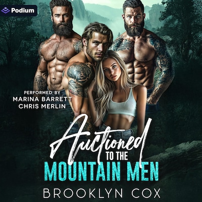 Auctioned to the Mountain Men – omslag til lydbogen af Brooklyn Cox