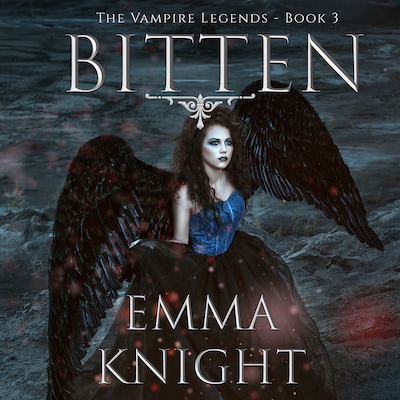 Bitten (Book #3 of the Vampire Legends) – omslag til lydbogen af Emma Knight – Vampire Legends