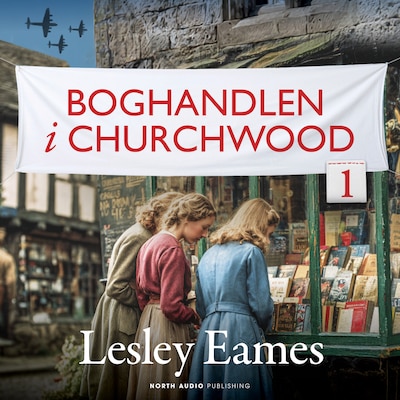 Boghandlen i Churchwood – omslag til lydbogen af Lesley Eames
