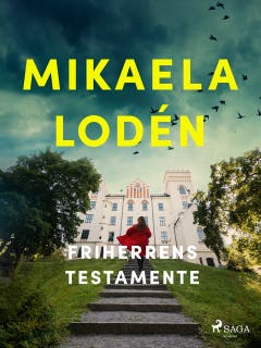 Friherrens testamente – omslag till ljudboken av Mikaela Lodén