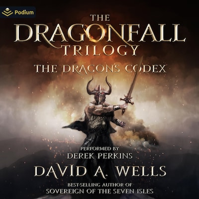 The Dragon's Codex – omslag til lydbogen af David A. Wells