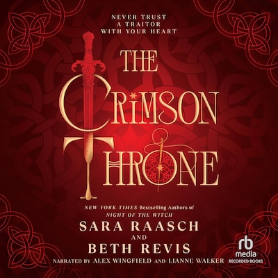 The Crimson Throne – omslag til lydbogen af Sara Raasch, Beth Revis