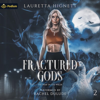 Fractured Gods – omslag til lydbogen af Lauretta Hignett